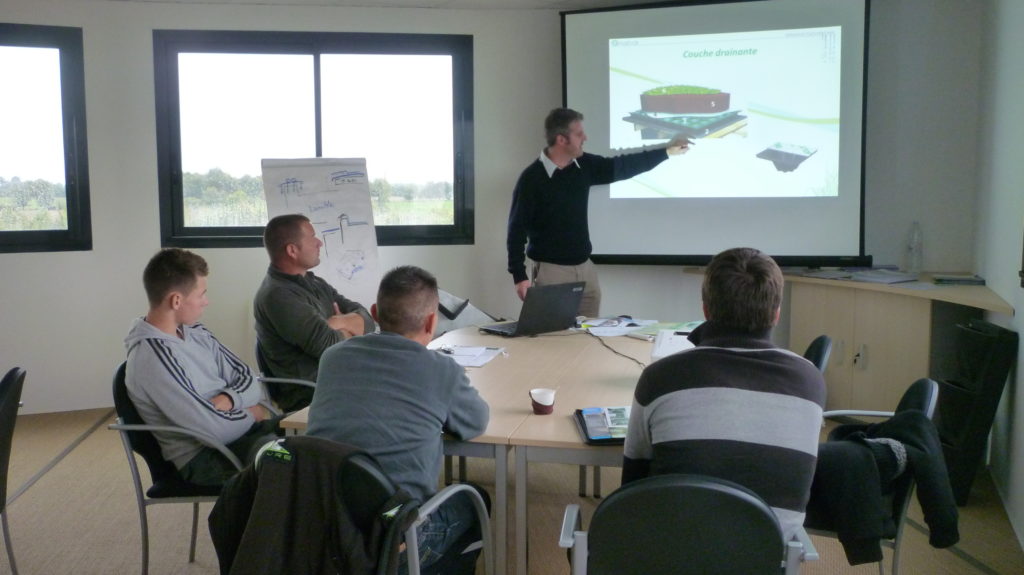 Formation toiture végétale étanchéité EPDM Amaeva Rennes Angers